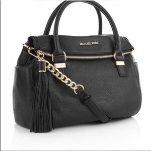 Michael Kors Weston Foldover Tassel Satchel Bag